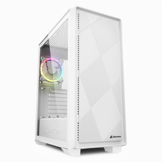 SHARKOON CASE ATX VS8 RGB WHITE